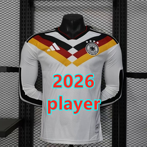 Germany Home Player Long Jersey S-2XL