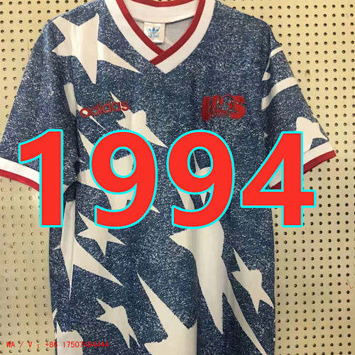 USA Retro TopThai Quality Away Jersey S-2XL