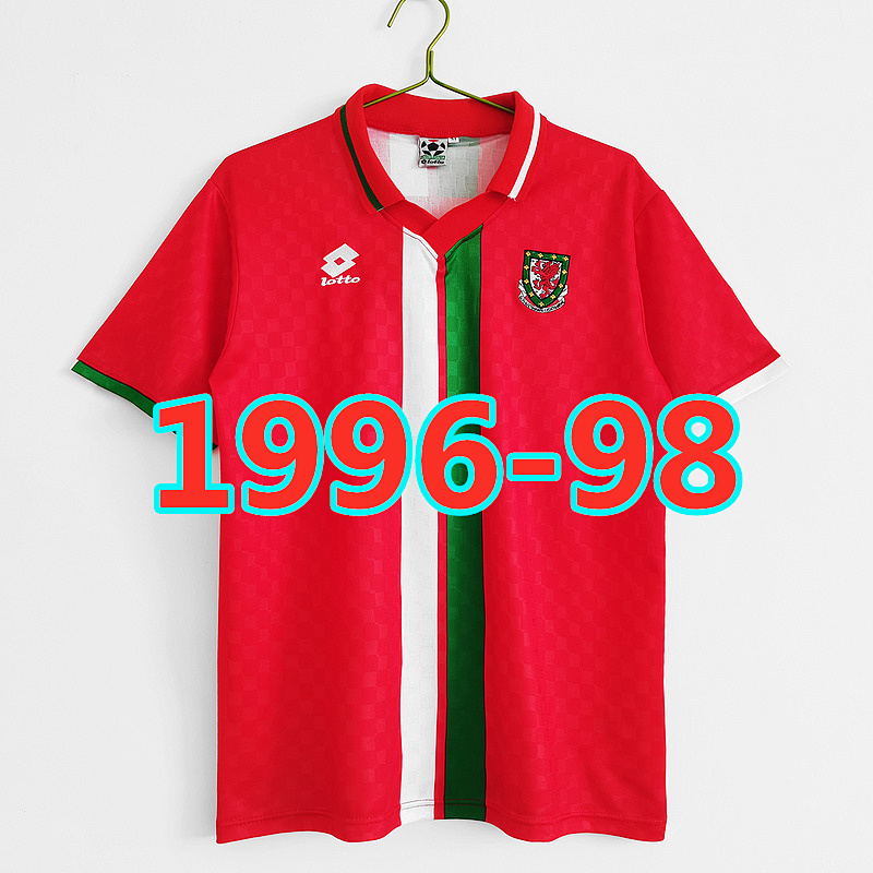 Wales TopThai Quality Retro Home Jersey S-2XL