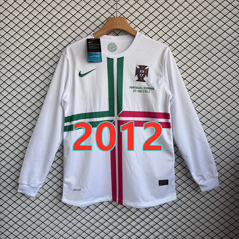 Portugal Away Retro Player Long Jersey S-2XL