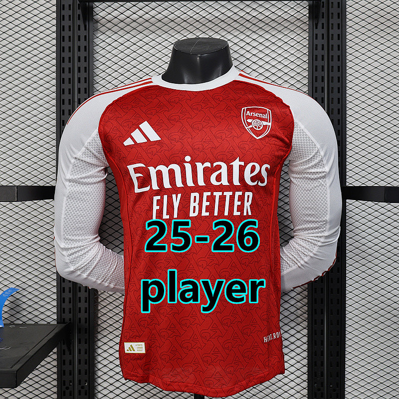 25-26 Arsenal Home Player Long Jersey S-3XL
