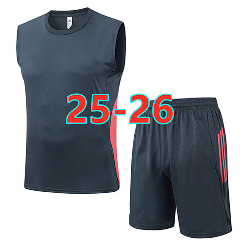 25-26 Bayern Short Sleeve Vest Tracksuit S-2XL