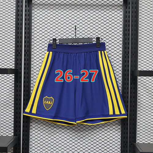 26-27 Boca Juniors Home Player Version Shorts S-3XL