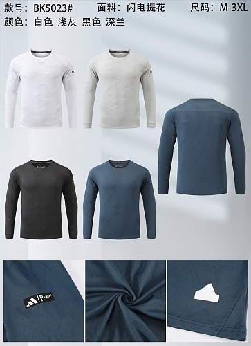 Adidas 26-27 A-D Long Sleeve T-shirt Jersey M-3XL T
