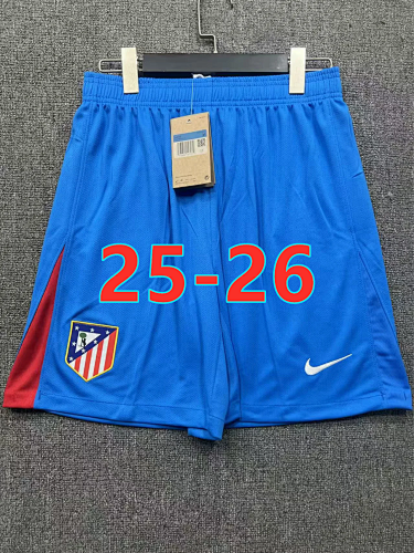 25-26 Atletico Madrid Third Fans Version Shorts S-2XL