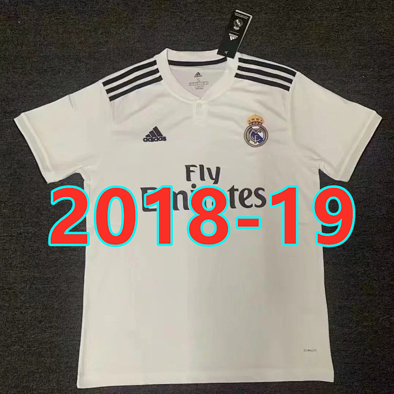 Real Madrid Retro Home Jersey S-2XL