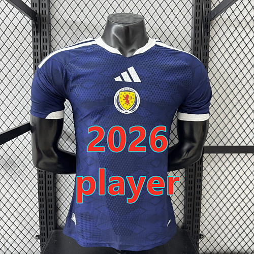 Scotland Home Player Version Jersey S-4XL