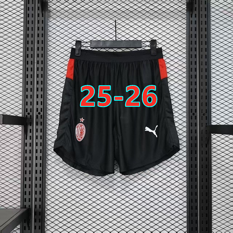25-26 AC Milan Home Player Version Shorts S-3XL AC