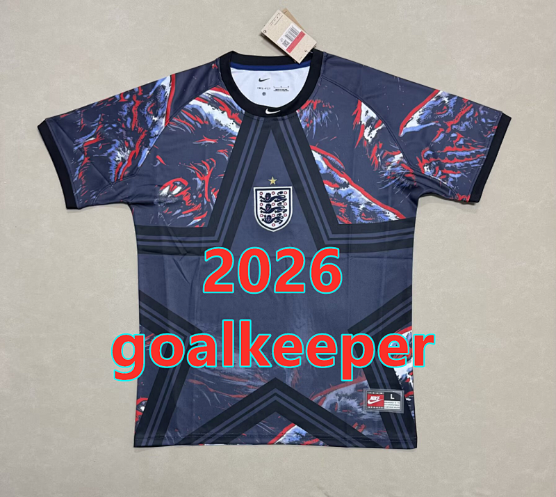 England Goalkeeper Fans Version Jersey S-4XL