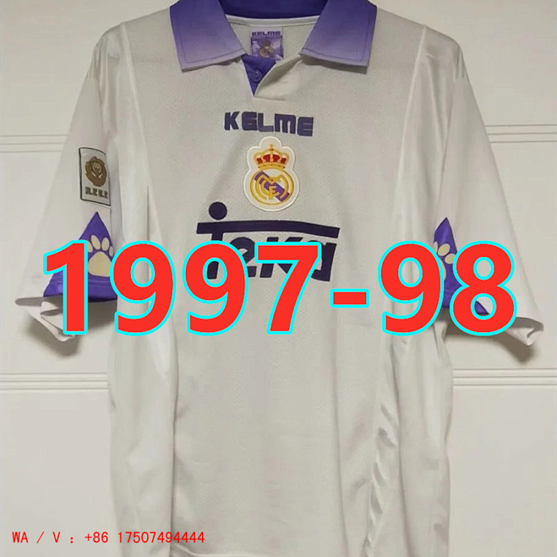 Real Madrid Retro TopThai Quality Jersey S-2XL