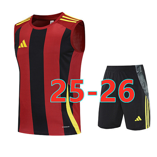Adidas 25-26 A-D Short Sleeve Vest Tracksuit S-2XL