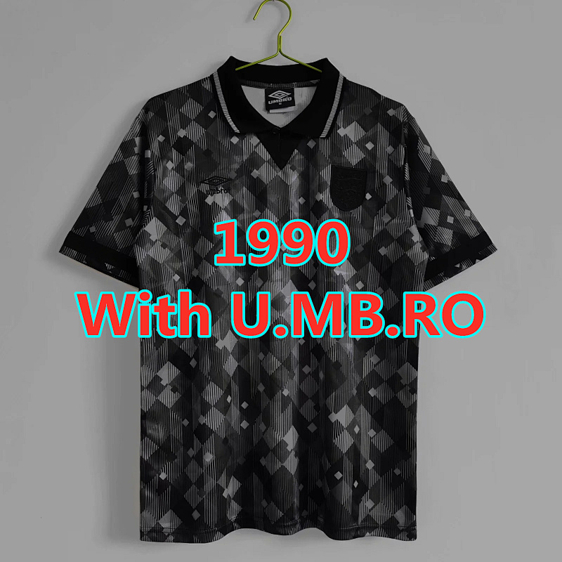England With U.mb.ro Retro Jersey S-2XL