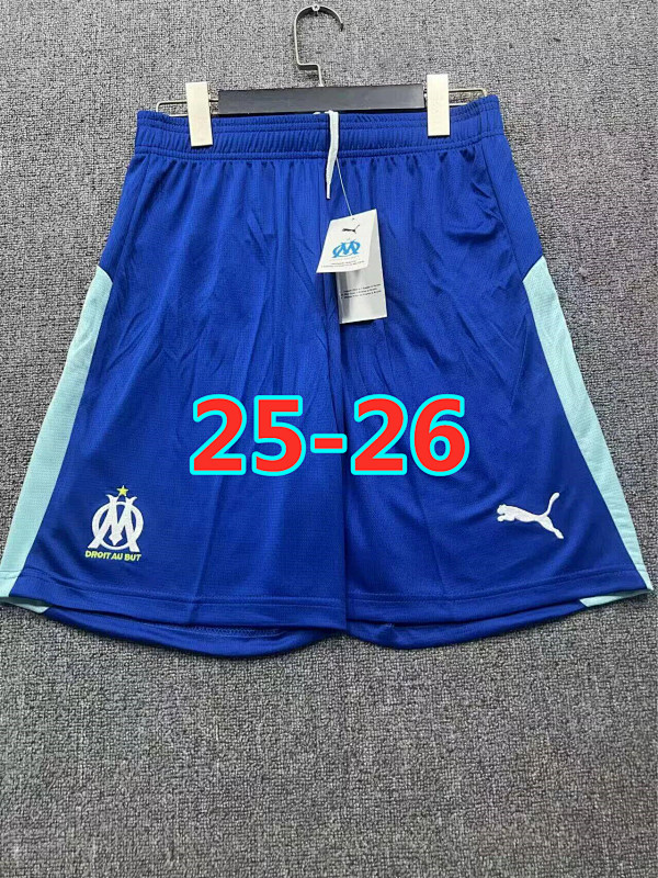 25-26 Marseille Third Fans Version Shorts S-2XL
