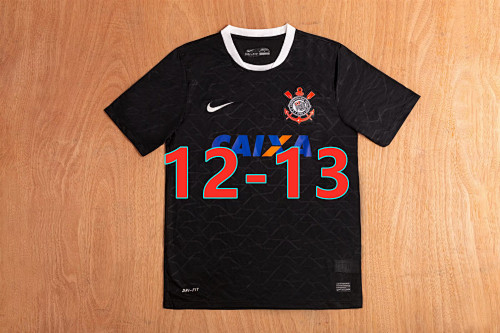 12-13 Corinthians Away Fans Version Retro Jersey S-2XL