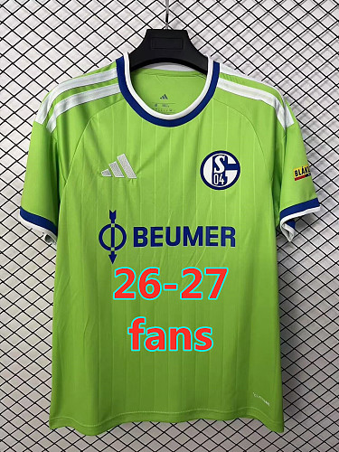 26-27 Schalke Away Fans Version Jersey S-4XL