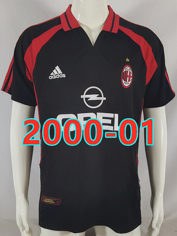 00-01 AC Milan Third Retro Jersey S-2XL AC