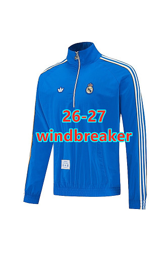26-27 Real Madrid Windbreaker S-2XL