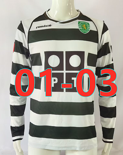 Sporting CP Retro 01-03 Long Sleeve Jersey S-2XL
