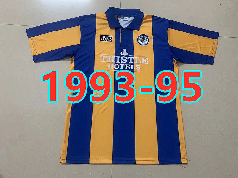 Leeds United Retro TopThai Quality Away Jersey S-2XL