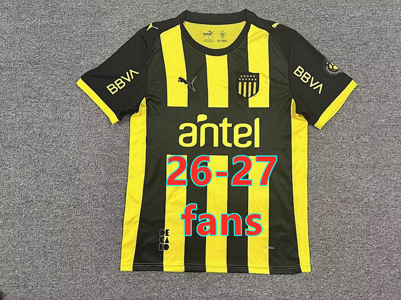 26-27 Peñarol Home Fans Version Jersey S-4XL