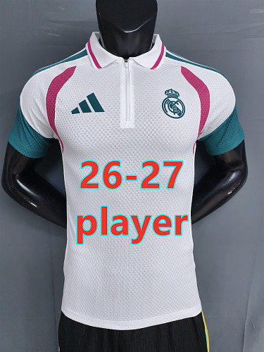 26-27 Real Madrid Training Player Version Jersey S-3XL Polo