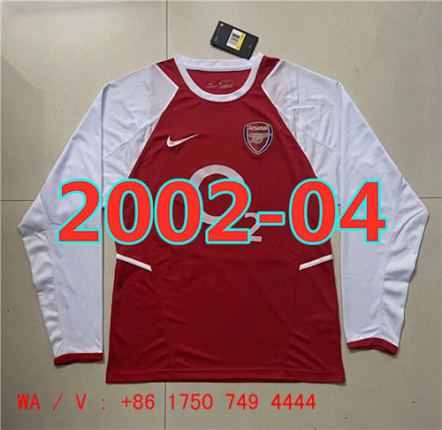 Arsenal Retro Home Long Sleeve Jersey S-4XL