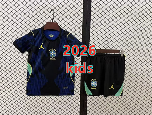 Brazil Kids Away Jersey+shorts 16 -28