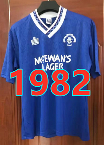 Rangers Retro TopThai Quality Home Jersey S-2XL
