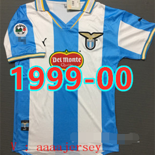 Lazio Retro Home Jersey S-2XL