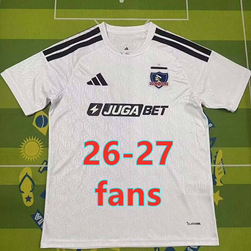 26-27 Colo-Colo Home Fans Version Jersey S-4XL