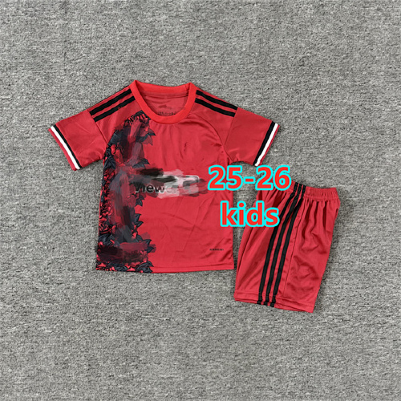 25-26 Manchester United Special Kids Jersey+shorts Kit 16 -28