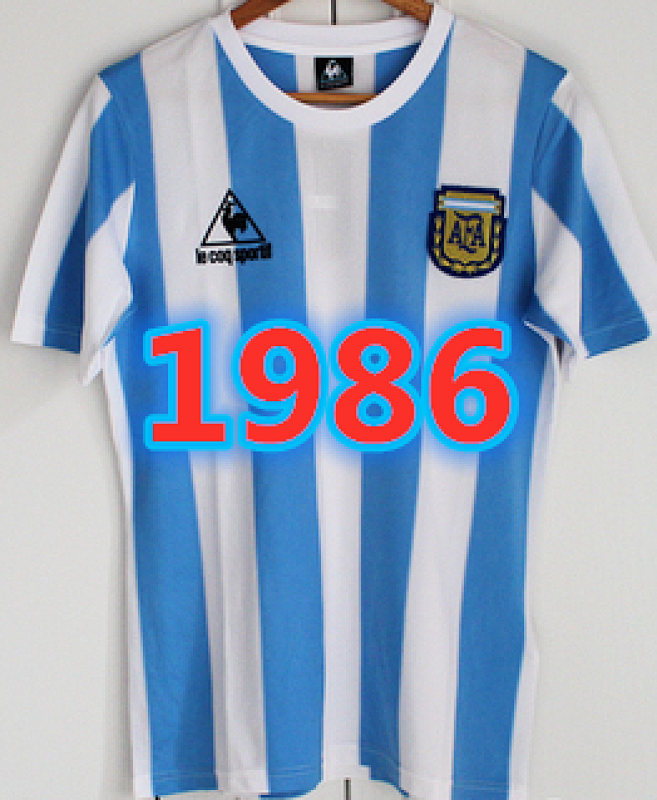 Argentina Retro Home Jersey S-2XL