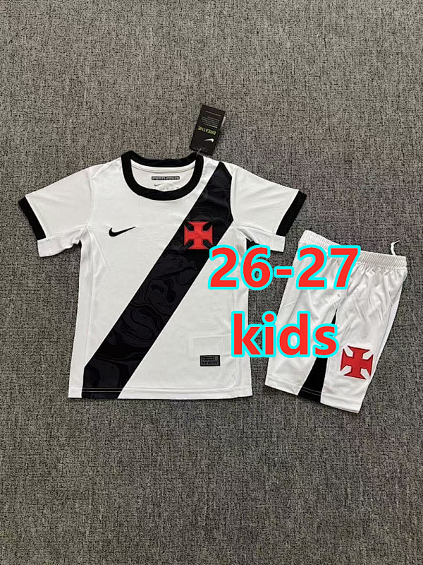 26-27 Vasco Da Gama Away Kids Jersey+shorts Kit 16 -28