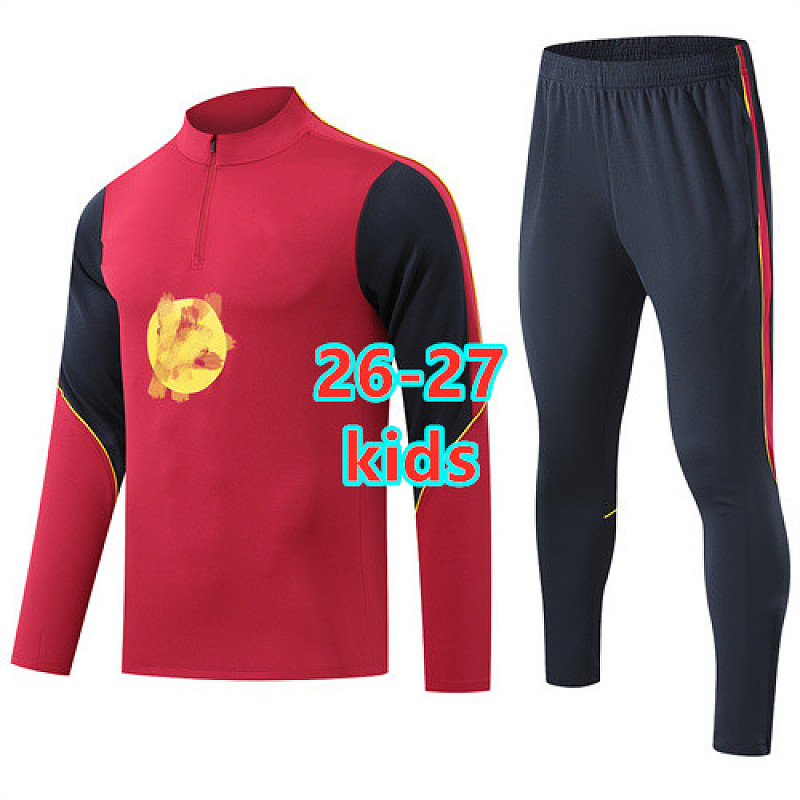 26-27 Barcelona Kids Long Sleeve Tracksuit 10 -18