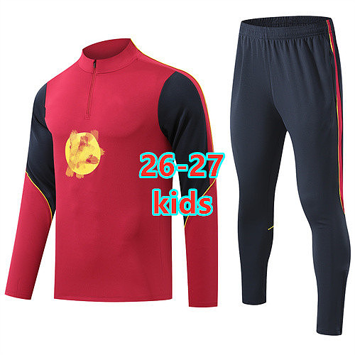26-27 Barcelona Kids Long Sleeve Tracksuit 10 -18