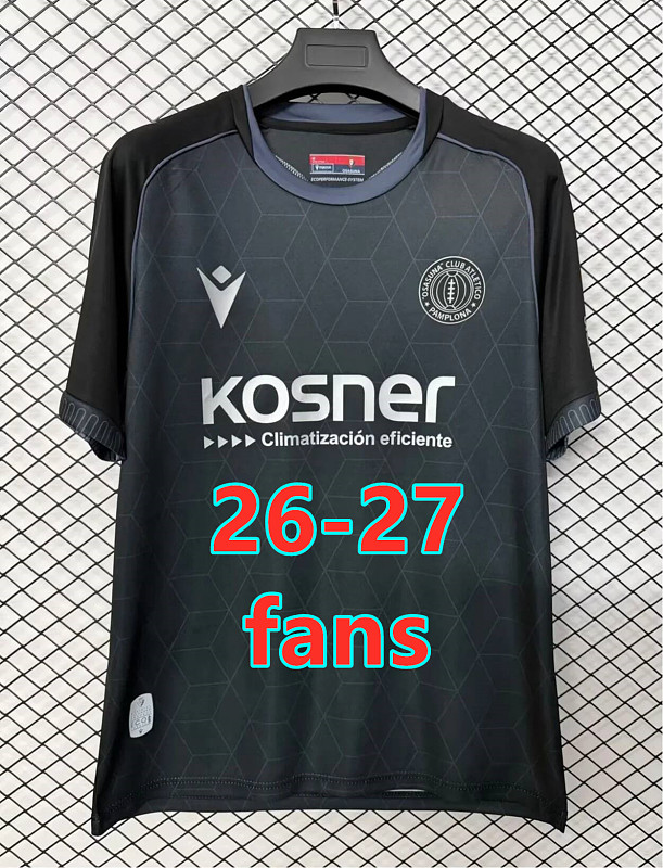 26-27 Osasuna Third Fans Version Jersey S-4XL
