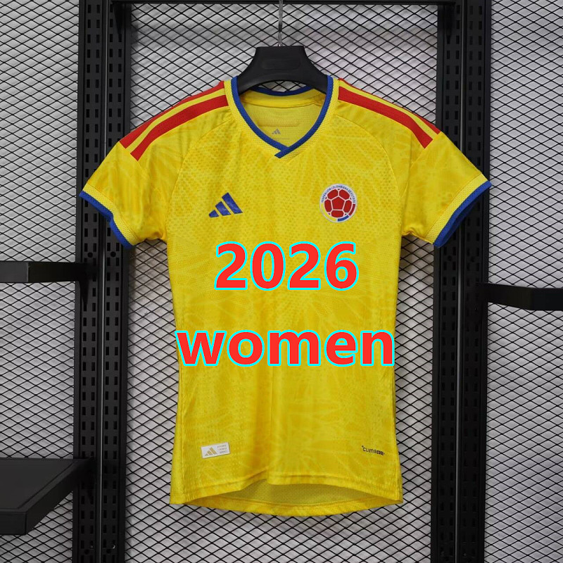 Colombia Home Women Player 16 Teams Jersey S-2XL 16