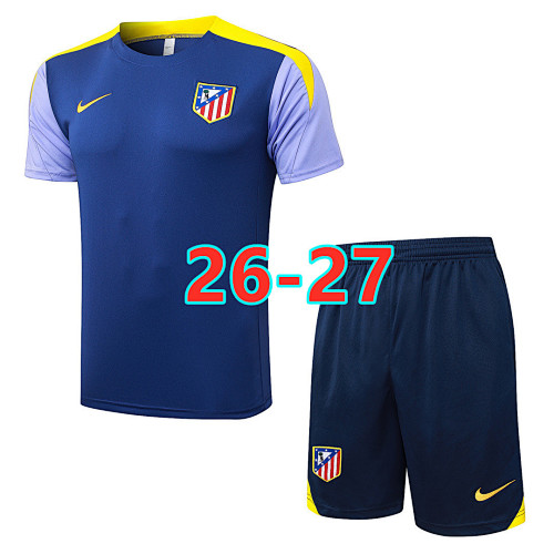 26-27 Atletico Madrid Short Sleeve Tracksuit S-2XL