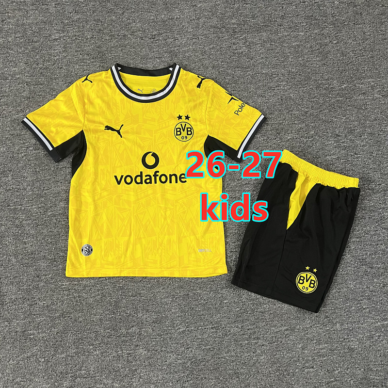 26-27 Dortmund Home Kids Jersey+shorts Kit 16 -28