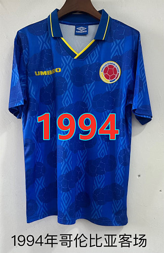 Colombia Away Retro Jersey S-2XL