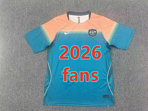 Australia Away Fans Version Jersey S-4XL