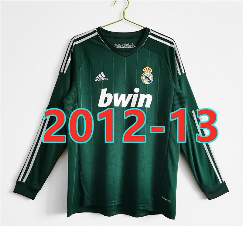 Real Madrid Retro Third Jersey Long Sleeve S-2XL