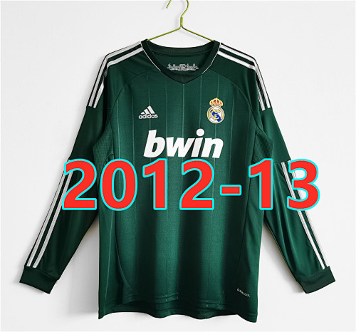 Real Madrid Retro Third Jersey Long Sleeve S-2XL