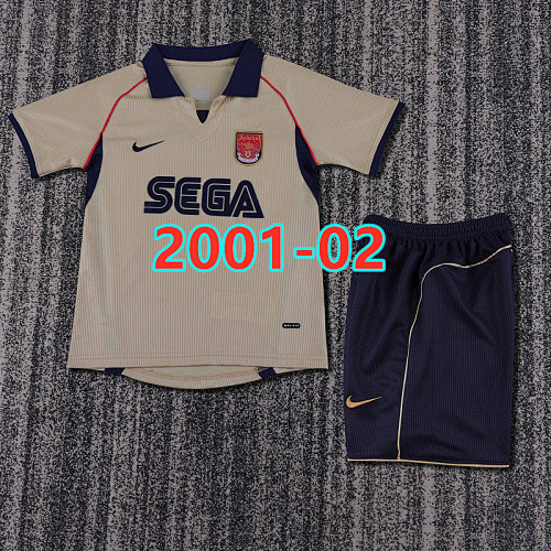 Arsenal Away Retro Kids Jersey+shorts Kit 16 -28