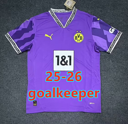 25-26 Dortmund Goalkeeper Fans Version Jersey S-4XL