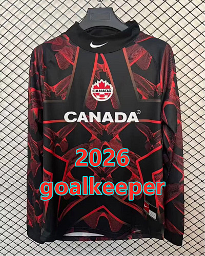 Canada Goalkeeper Fans Version Long Jersey S-2XL