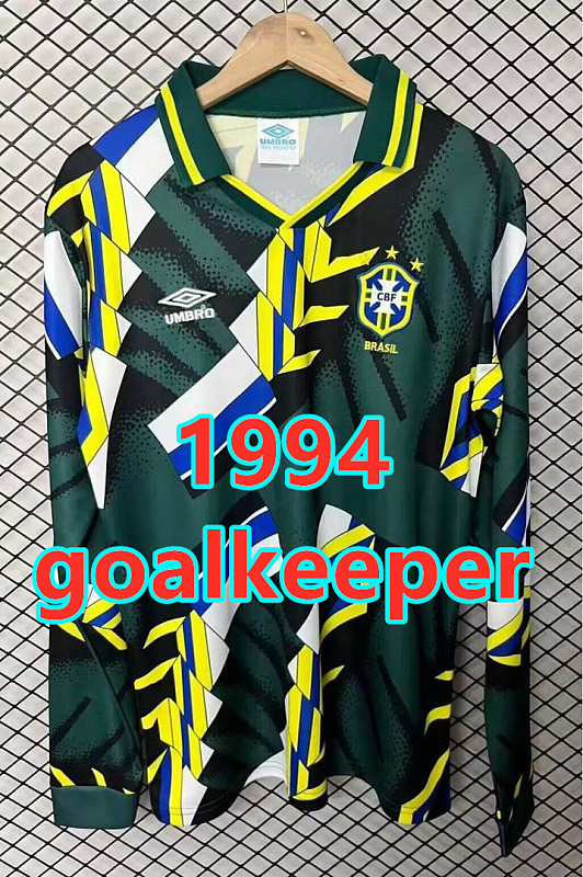 Brazil Goalkeeper Retro Fans Version Jersey S-2XL