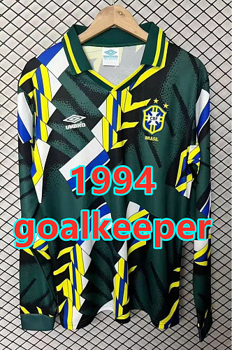 Brazil Goalkeeper Retro Fans Version Jersey S-2XL