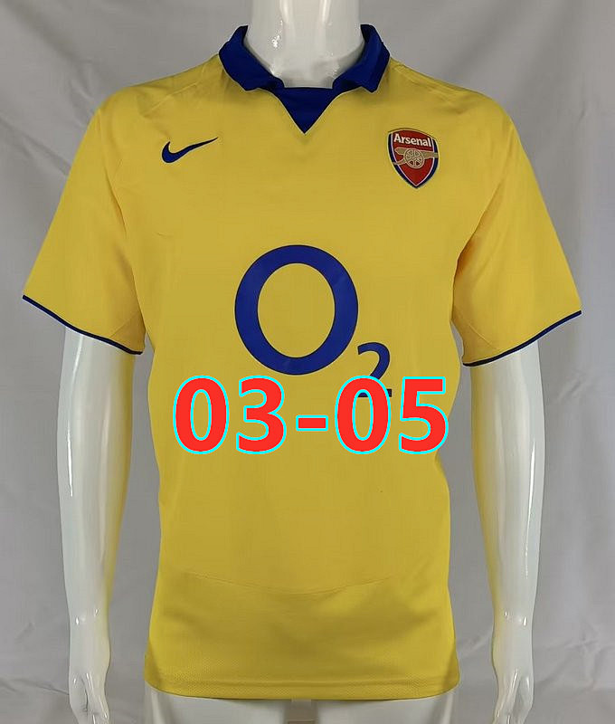 03-05 Arsenal Away Retro Jersey S-2XL