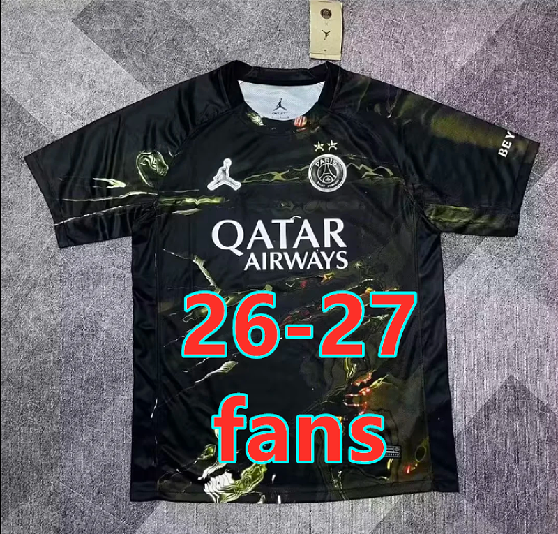 Balenciaga 26-27 Paris Psg 5th Fans Version With 2 Stars Jersey S-4XL